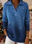 Women Plain Long Sleeve Comfy Casual Sweater
