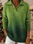 Women Plain Long Sleeve Comfy Casual Sweater