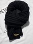 Versatile Korean Style Knitted Wool Christmas Red New Winter High-end New Year Gift Couple Scarf
