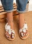 Women's Lace Romantic Flower Decorative Summer Wedding Sandals