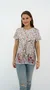 Jersey Floral Printed Casual Crew Neck T-Shirt