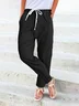 Women Casual Linen & Cotton Straight Pant