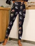 Women Cat Simple All Season Long Leggings