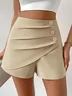 Elegant Daily Basic High Waist Short