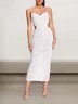 Women Plain V Neck Sleeveless Comfy Sexy Maxi Dress