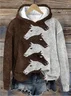 Casual Hoodie Horse Pattern Hoodie