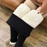 Casual Basics Fleece Plain Skinny Soft Clouds Ankle Pants Leggings