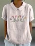 Women Tulip Casual Women's Day Blouse