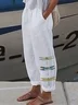 Casual Dragonfly Long Printing Pant