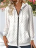 Vintage Hoodie Polka Dots Hoodie