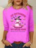 Vintage Animal Crew Neck Long Sleeve T-shirt