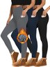 Women Plain Vintage Winter Long Leggings